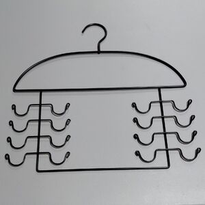 Black Multi-Tier Hanger for Home Organization